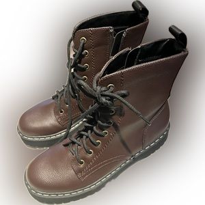 New - Sincerely Jules brown moto boots - Women’s size 8.5